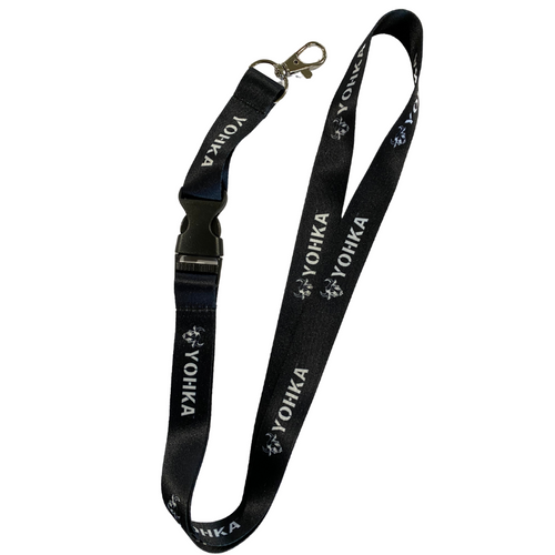 YOHKA - Black and White Lanyard