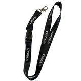 Black and White Lanyard
