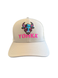 OG Pink Blue Bull Trucker Cap